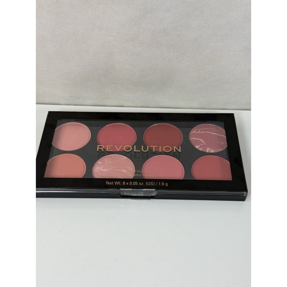 Revolution Ultra Blush Palette Sugar & Spice 8 Shade Powder Matte Shimmer NEW